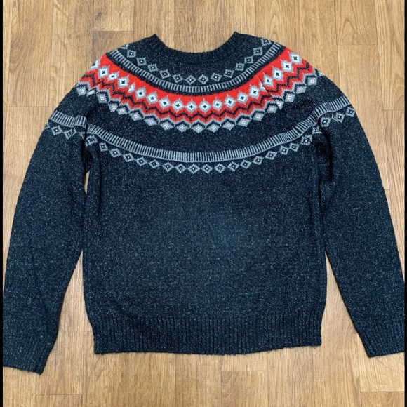 Weatherproof Sweaters - Original Weatherproof Vintage Black and Red Fair Isle Sweater SizeS NWT Academia